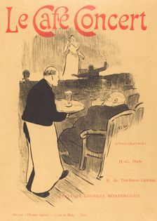 Le cafe concert: Illustrated Cover, 1893. Creator: Henri-Gabriel Ibels