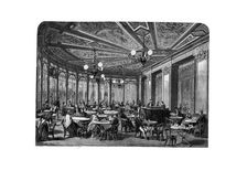 Le café de la Rotonde au Palais-Royal. Creator: Renard, Edouard (1802-1857)