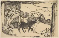 Le Calvarie Breton, 1898-99. Creator: Paul Gauguin