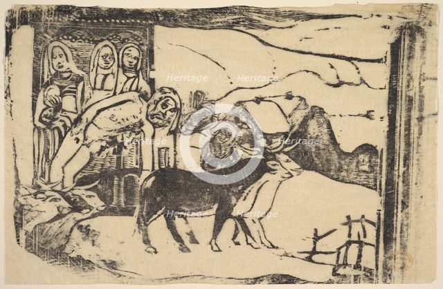 Le Calvarie Breton, 1898-99. Creator: Paul Gauguin.