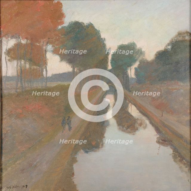 Le canal, 1894. Creator: Dulac, Charles-Marie (1865-1898).