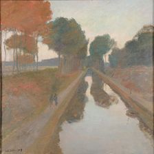 Le canal, 1894. Creator: Dulac, Charles-Marie (1865-1898)