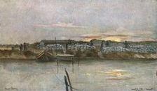 'Le Canal de l'Yser a Nieuport. 1916. Creator: Francois Flameng