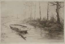 Le Canal: Effet du matin. Creator: Alphonse Legros (French, 1837-1911)