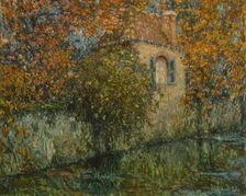 Le Canal et le pavillon, 1916. Creator: Le Sidaner, Henri (1862-1939)