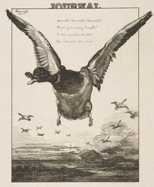 Le Canard, 1856. Creator: Felix Bracquemond