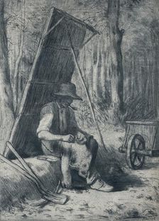 Le Cantonnier (the Road-Mender), 19th century. Artist: Jean Francois Millet