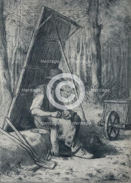 'Le Cantonnier', (the Road-Mender), 19th century. Artist: Jean Francois Millet.