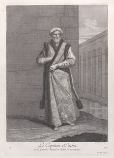 Le Capitan-Pacha, ou le Grand Amiral en habit de ceremonie, 1714-15. Creator: Unknown