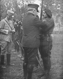 Le Caporal Claude Goutaudier, qui a fait cent prisonniers 1916. Creator: Unknown