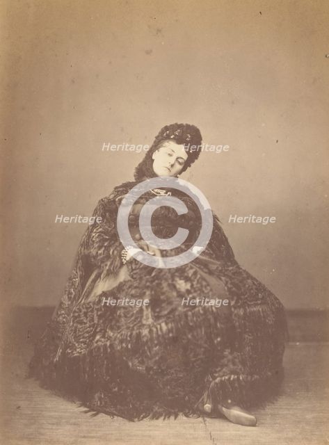 Le Caracul (L'Astrakhan), 1860s. Creator: Pierre-Louis Pierson.