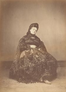 Le Caracul (L'Astrakhan), 1860s. Creator: Pierre-Louis Pierson