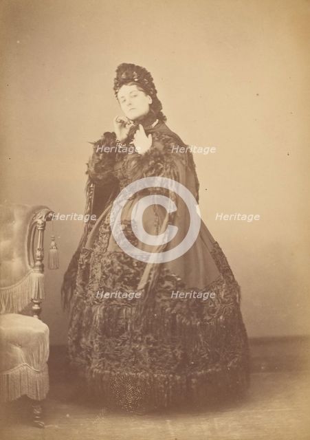 Le Caracul (L'Astrakhan), 1860s. Creator: Pierre-Louis Pierson.