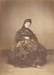 Le Caracul (L'Astrakhan), 1860s. Creator: Pierre-Louis Pierson