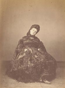 Le Caracul (L'Astrakhan), 1860s. Creator: Pierre-Louis Pierson