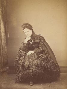 Le Caracul (L'Astrakhan), 1860s. Creator: Pierre-Louis Pierson