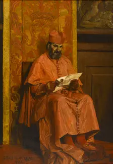 Le Cardinal, 1874. Creator: Jean-Paul Laurens
