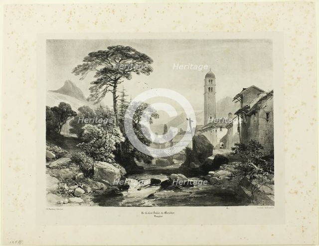 Le Casset; Vallee du Monetier, n.d. Creator: James Duffield Harding.