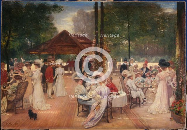 Le Cercle de l'île de Puteaux, c1907. Creator: Henri Gervex.