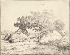 Le Cerisier de la Plante a Biau, 1855. Creator: Theodore Rousseau