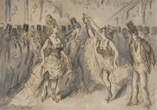 Le Chahut, 19th century. Creator: Constantin Guys