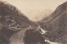 Le chaos en allant à Gavarnie, St-Sauveur, 1853. Creator: Joseph Vigier