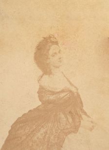 Le chàle de dentelles, 1860s. Creator: Pierre-Louis Pierson