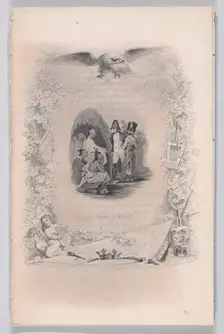 Le Champ d'Asile from The Songs of Béranger, 1829. Creators: Melchior Péronard, Auguste Dutillois