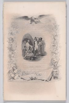 Le Champ d'Asile from The Songs of Béranger, 1829. Creators: Melchior Péronard, Auguste Dutillois