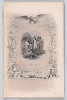 Le Champ d'Asile from The Songs of Béranger, 1829. Creators: Melchior Péronard, Auguste Dutillois