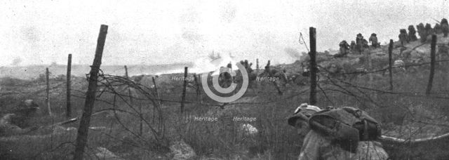 'Le Champ de Bataille; La contre-attaque francaise du 11 avril sur les pentes de..., 1916 (1924) Creator: Unknown.