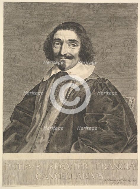 Le Chancelier Pierre Séguier, 1639. Creator: Claude Mellan.