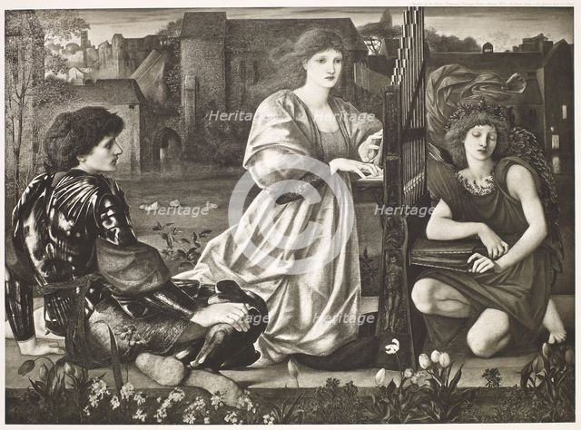 Le Chant d'Amour, c1860s, (1900). Creator: Unknown.