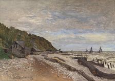 Le Chantier de petits navires, près de Honfleur, 1864. Artist: Monet, Claude (1840-1926)