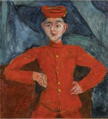 Le Chasseur de chez Maxim's, c. 1925. Artist: Soutine, Chaim (1893-1943)