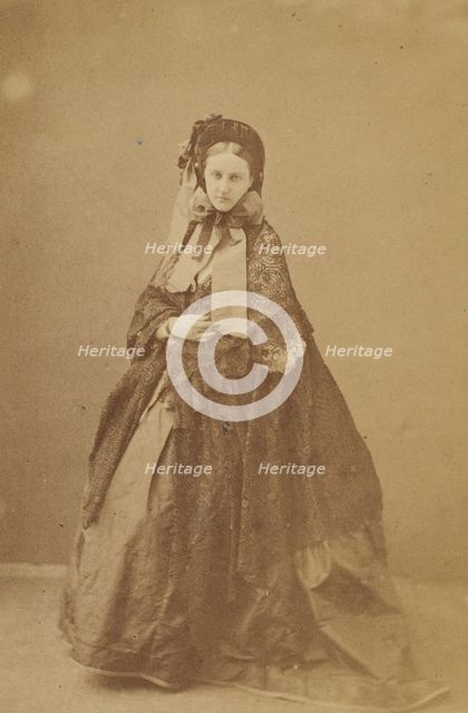 Le chapeau à brides, 1860s. Creator: Pierre-Louis Pierson.