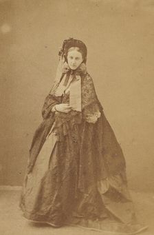 Le chapeau à brides, 1860s. Creator: Pierre-Louis Pierson