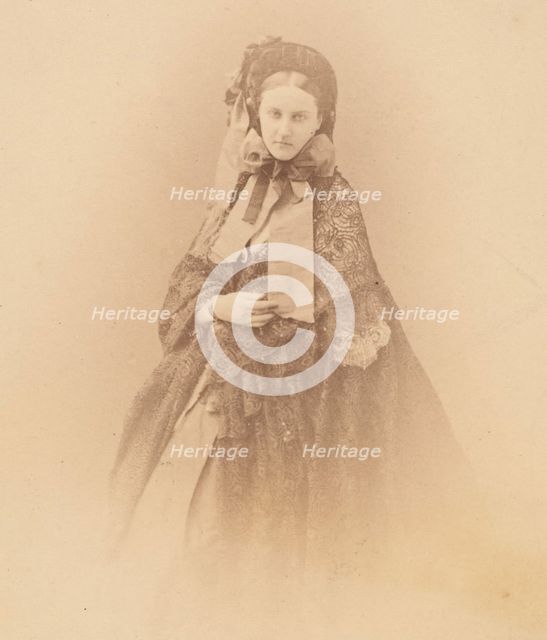 Le chapeau à brides, 1860s. Creator: Pierre-Louis Pierson.
