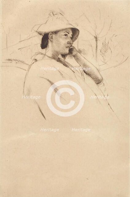 Le Chapeau de Campagne, c1900-1926. Creator: Mary Cassatt.