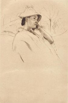 Le Chapeau de Campagne, c1900-1926. Creator: Mary Cassatt