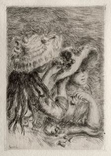 Le Chapeau epinglé, 1894. Creator: Pierre-Auguste Renoir (French, 1841-1919)