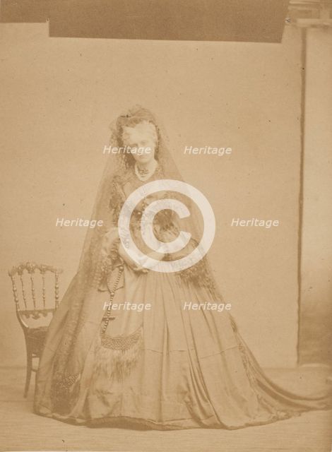 Le Chapelet (autre), 1860s. Creator: Pierre-Louis Pierson.