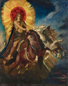 Le char d'Apollon ou Phébus-Apollon. Creator: Moreau, Gustave (1826-1898)