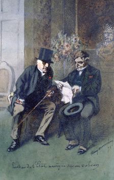 Le Char de l'Etat Navigue sur un Volcan 1871. Artist: Henry Bonaventure Monnier