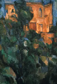 Le Chateau Noir (detail), 1904-1906. Artist: Paul Cezanne