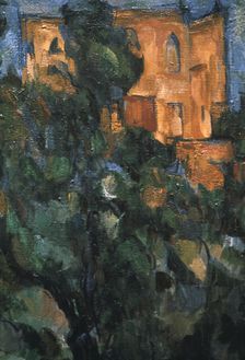 Le Chateau Noir (detail), 1904-1906. Artist: Paul Cezanne