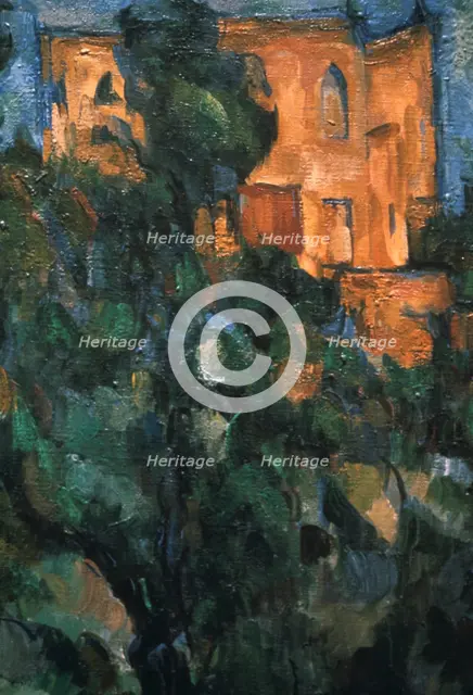 'Le Chateau Noir', (detail), 1904-1906. Artist: Paul Cezanne