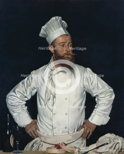 Le Chef de l'Hôtel Chatham, Paris, c1921. Creator: William Orpen.