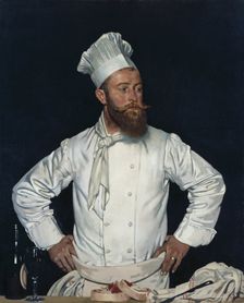 Le Chef de l'Hôtel Chatham, Paris, c1921. Creator: William Orpen
