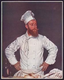 Le Chef de l'Hôtel Chatham, Paris c1921. Artist: William Newenham Montague Orpen